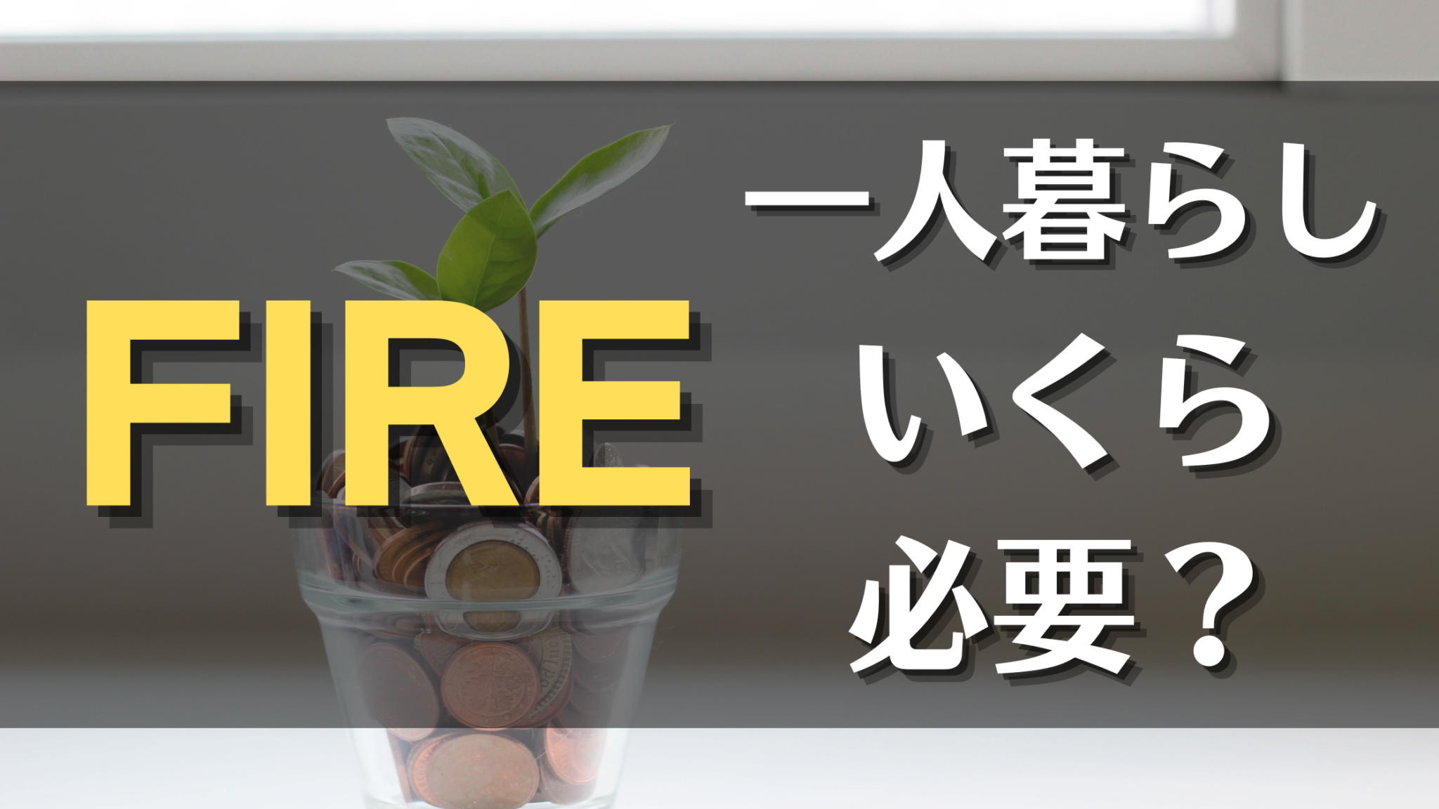 一人暮らしの社会人はいくらあればFIREできるの？【配当所得・配当生活】 | かねかねとお金